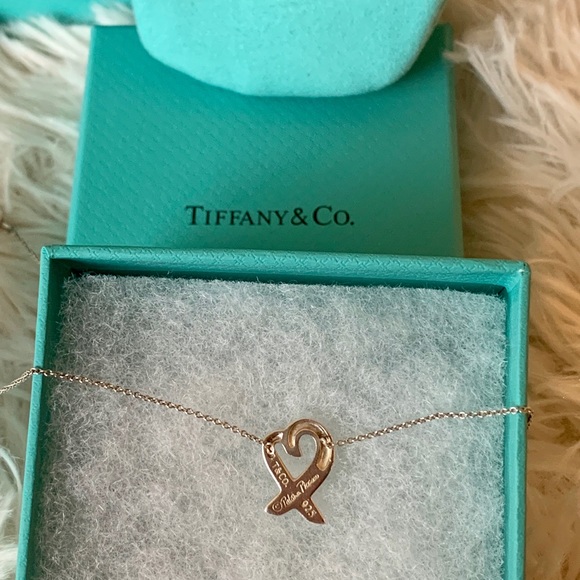 Authentic Tiffany & Co. heart necklace sterling925 - Picture 3 of 6